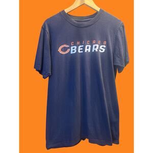 Men’s Medium Reebok Chicago Bears T-Shirt – Navy Blue NFL Tee